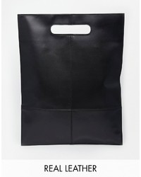 Asos Leather Clean Handheld Bag
