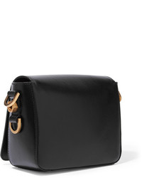 Off-White Leather Shoulder Bag Black