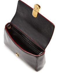 Marc Jacobs Leather Shoulder Bag With Contrast Trim
