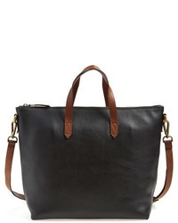 Madewell Leather Transport Satchel Brown