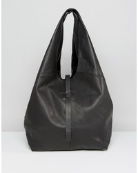 Asos Leather Unlined Slouchy Shoulder Bag
