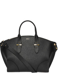 Alexander McQueen Legend Leather Satchel Bag Black
