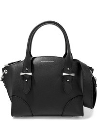 Alexander McQueen Legend Small Textured Leather Shoulder Bag Black