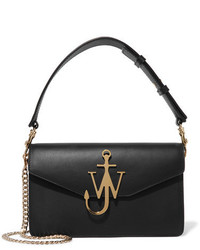 J.W.Anderson Logo Leather Shoulder Bag Black