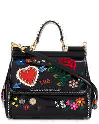 Dolce & Gabbana Love You Leather Shoulder Bag