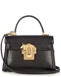 Dolce & Gabbana Lucia Lizard Effect Leather Bag