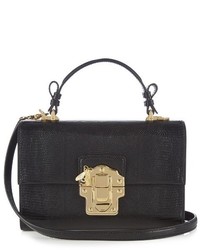 Dolce & Gabbana Lucia Lizard Effect Leather Cross Body Bag