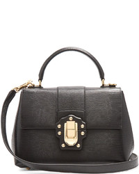 Dolce & Gabbana Lucia Small Iguana Effect Leather Bag