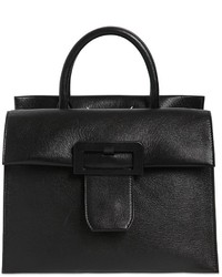 Maison Margiela Large Buckle Leather Top Handle Bag