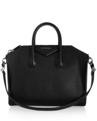 Givenchy Medium Antigona Bag In Black Leather