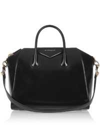 Givenchy Medium Antigona Bag In Black Leather One Size
