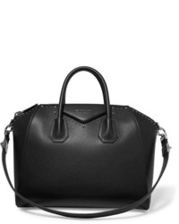 Givenchy Medium Antigona Bag In Studded Black Leather