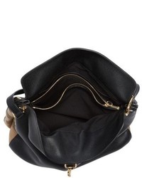 Burberry Medium Cornwall Calfskin Leather Shoulder Bag Beige