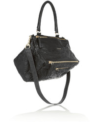Givenchy Medium Pandora Bag In Washed Leather Black