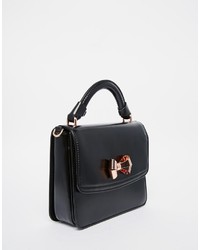 Ted Baker Metal Bow Leather Mini Lady Bag