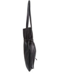 Michael Kors Michl Kors Medium Salina Drawstring Leather Shoulder Bag Black