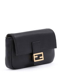Fendi Micro Leather Baguette Black