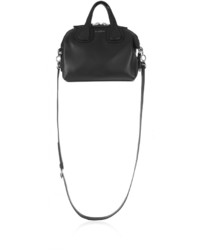 Givenchy Micro Nightingale Shoulder Bag In Black Textured Leather