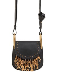 Chloé Mini Hudson Leather Bag W Charm Fringe
