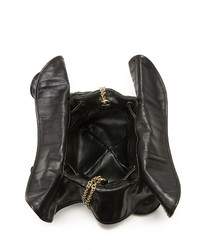 Nina Ricci Mini Lilly Pleated Leather Bag