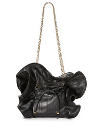 Nina Ricci Mini Lilly Pleated Leather Bag