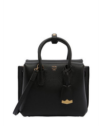MCM Mini Milla Leather Top Handle Bag