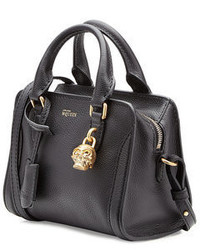 Alexander McQueen Mini Padlock Leather Shoulder Bag