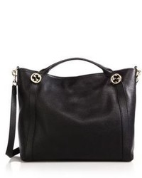 Gucci Miss Gg Medium Leather Top Handle Bag