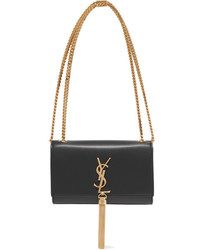 Saint Laurent Monogramme Kate Small Leather Shoulder Bag Black