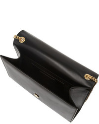 Saint Laurent Monogramme Leather Shoulder Bag Black
