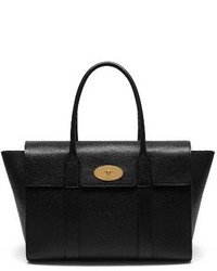 Mulberry New Bayswater Grained Leather Satchel Black