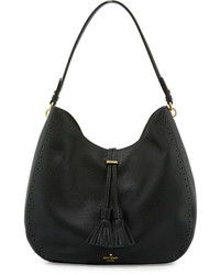 Kate Spade New York James Street Mason Leather Hobo Bag Black