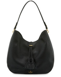 Kate Spade New York James Street Mason Leather Hobo Bag Black