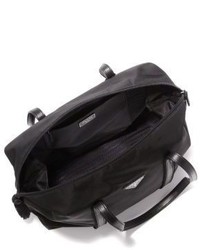 Prada Nylon Leather Tassel Duffle Bag