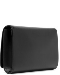 Versace Palazzo Leather Shoulder Bag Black