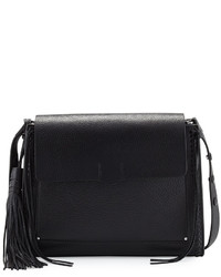 Rebecca Minkoff Panama Leather Shoulder Bag Black