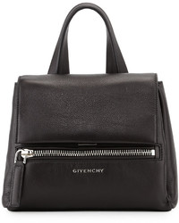 Givenchy Pandora Pure Mini Leather Satchel Bag Black