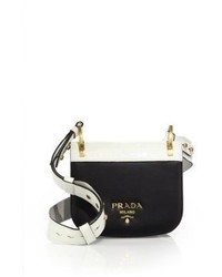 Prada Pionniere Leather Crocodile Saddle Bag