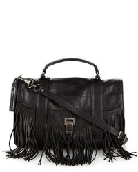 Proenza Schouler Ps1 Tiny Fringed Leather Bag