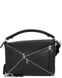 Loewe Puzzle Zips Leather Satchel Bag