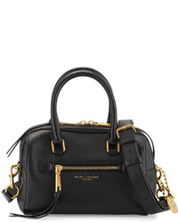 Marc Jacobs Recruit Small Leather Bauletto Bag Black
