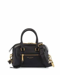 Marc Jacobs Recruit Small Leather Bauletto Bag Black