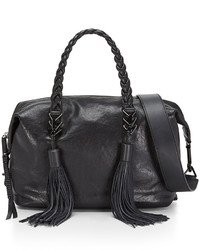 Rebecca Minkoff Renee Leather Satchel Bag Black