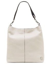 Vince Camuto Risa Leather Hobo Ivory