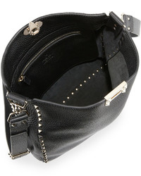Valentino Garavani Rockstud Medium Leather Hobo Bag