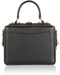 Dolce & Gabbana Rosaria Mini Textured Leather Shoulder Bag Black