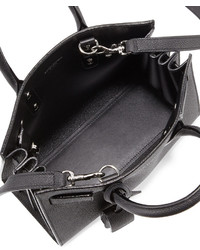 Saint Laurent Sac De Jour Nano Leather Satchel Bag Black