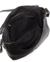 See by Chloe Sadie Medium Studded Leather Saddle Bag Black