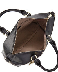 Missoni Saffiano Leather Medium Satchel Bag Nero