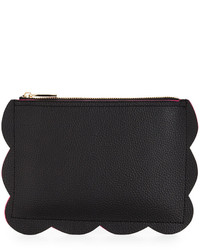 Neiman Marcus Scalloped Small Pouch Bag Blackpink